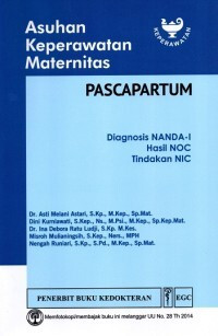 Image of ASUHAN KEPERAWATAN MATERNITAS - PASCA PARTUM DIAGNOSIS NANDA I