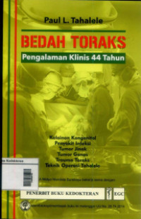 Image of Bedah Toraks: Pengalaman Klinis 44 Tahun