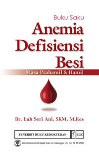 Image of buku saku Anemia defisiensi besi - masa prahamil & hamil