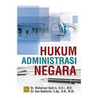 Hukum Administrasi Negara