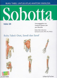 Image of SOBOTTA ATLAS ANATOMI MANUSIA - BUKU TABEL : OTOT, SENDI DAN SARAF